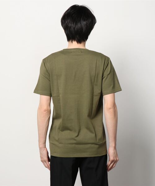 SILVER BULLET（シルバーバレット）の「『CavariA/キャバリア』ポケット付きクルーネック半袖Tシャツ（Tシャツ/カットソー・メンズ・ネイビー/オレンジ/グレー/ホワイト/ブラック/カーキ/ライトピンク/ピンク系その他/イエロー系その他・L/M/XL）」の10枚目の写真