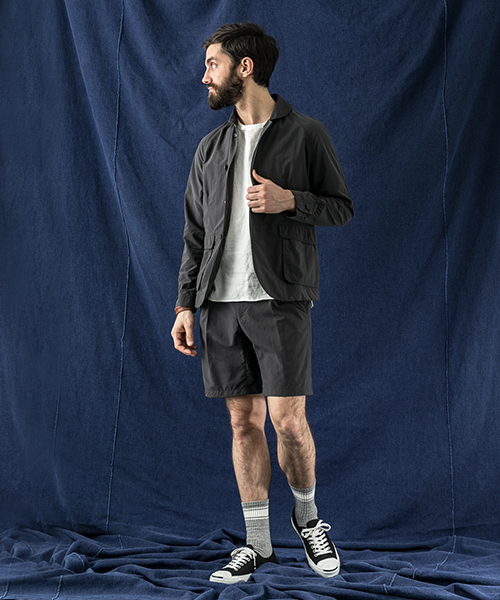 WORK NOT WORK URBAN RESEARCH（ワークノットワークアーバンリサーチ）の「WORK NOT WORK ピーチナイロンタックイージーショートパンツ　（その他パンツ・メンズ・チャコールグレー/オリーブ・SMALL/MEDIUM/LARGE）」の12枚目の写真