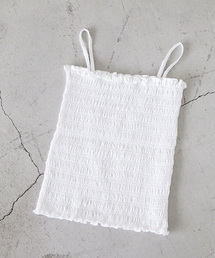 N.（N. Natural Beauty Basic） | ◆シャーリングレースキャミソール(キャミソール)