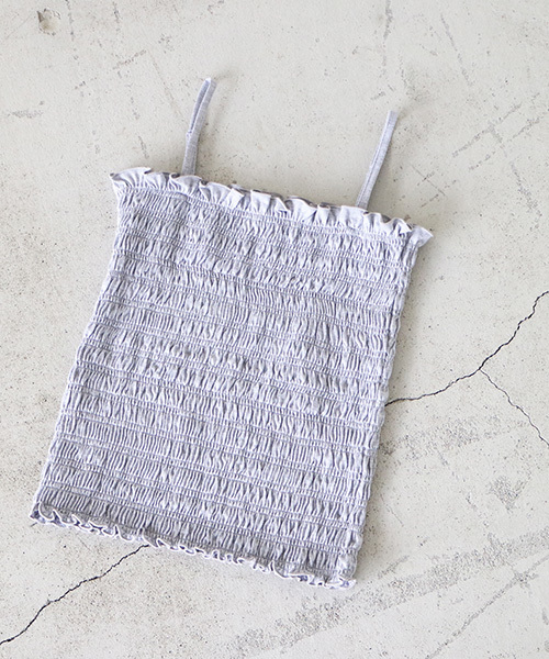 N.（N. Natural Beauty Basic）（エヌエヌナチュラルビューティーベーシック）の「◆シャーリングレースキャミソール（キャミソール・レディース・ホワイト/ブラック/グレー・MEDIUM）」の4枚目の写真