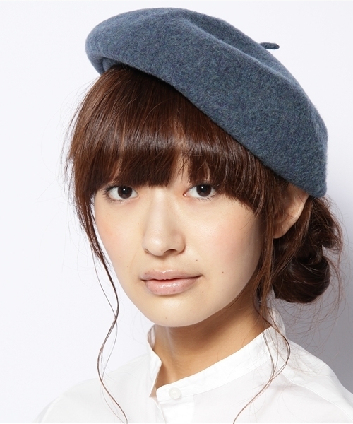 BEAMS BOY(ビームスボーイ)の「BEAMS BOY / WOOL ベレー11FW(ハンチング/ベレー帽・レディース・ベージュ/ピンク/レッド/オレンジ/ミント/ブルー・ONE SIZE)」の4枚目の写真