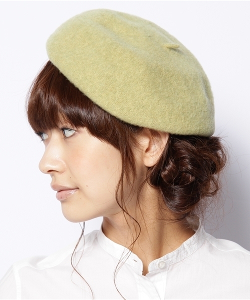 BEAMS BOY(ビームスボーイ)の「BEAMS BOY / WOOL ベレー11FW(ハンチング/ベレー帽・レディース・ベージュ/ピンク/レッド/オレンジ/ミント/ブルー・ONE SIZE)」の3枚目の写真