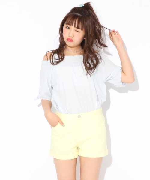 repipi armario(レピピ アルマリオ)の「ベーシックカラーショートパンツ2(その他パンツ・キッズ・レッド/グリーン/ネイビー/イエロー/その他1・X-SMALL/MEDIUM/SMALL/LARGE)」の4枚目の写真