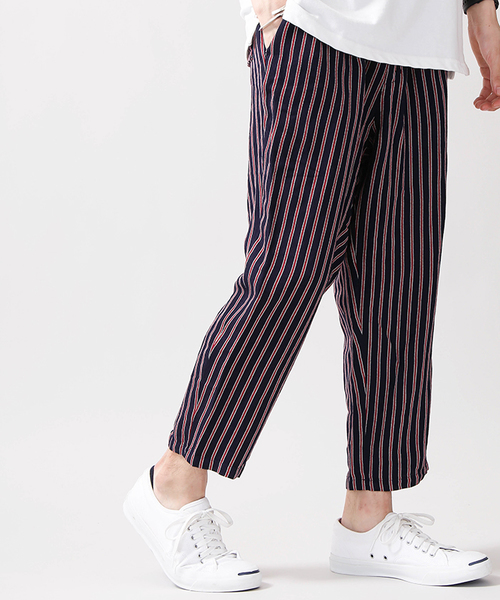 WEGO（ウィゴー）の「WEGO/リラックスリネンアンクルパンツ（スラックス・メンズ・ブラック/ブルー系その他4/レッド系その他4/グレー/ブルー・LARGE/MEDIUM/SMALL）」の5枚目の写真