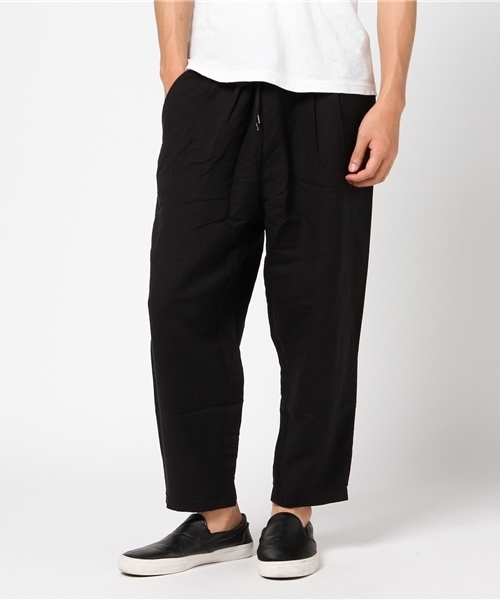 WEGO（ウィゴー）の「WEGO/リラックスリネンアンクルパンツ（スラックス・メンズ・ブラック/ブルー系その他4/レッド系その他4/グレー/ブルー・LARGE/MEDIUM/SMALL）」の18枚目の写真