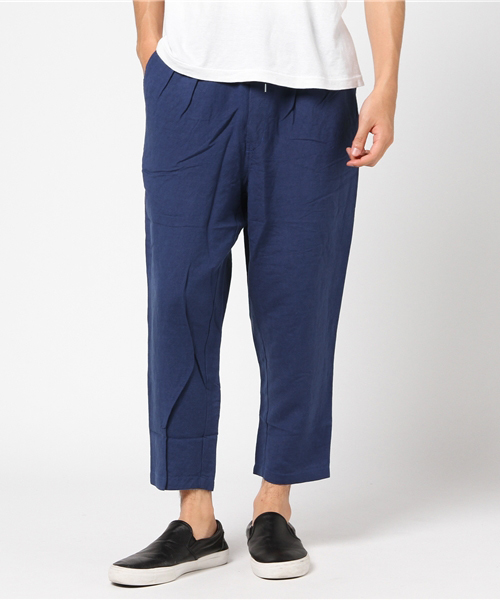 WEGO（ウィゴー）の「WEGO/リラックスリネンアンクルパンツ（スラックス・メンズ・ブラック/ブルー系その他4/レッド系その他4/グレー/ブルー・LARGE/MEDIUM/SMALL）」の20枚目の写真