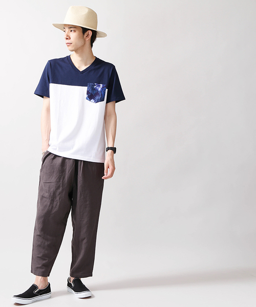 WEGO（ウィゴー）の「WEGO/リラックスリネンアンクルパンツ（スラックス・メンズ・ブラック/ブルー系その他4/レッド系その他4/グレー/ブルー・LARGE/MEDIUM/SMALL）」の13枚目の写真