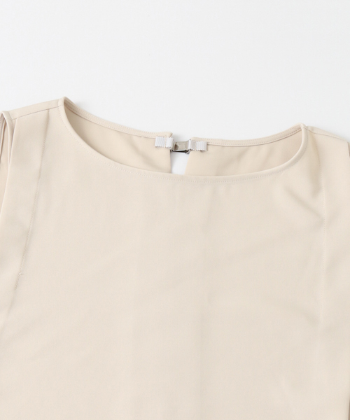 URBAN RESEARCH（アーバンリサーチ）の「ショルダータックノースリーブブラウス（シャツ/ブラウス・レディース・ベージュ/ブラック・FREE）」の9枚目の写真