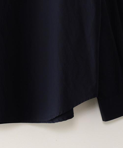 Steven Alan（スティーブンアラン）の「＜Steven Alan＞ SATIN PULLOVER REG SHIRT/ｼｬﾂ（シャツ/ブラウス・メンズ・ネイビー/ライトブルー・SMALL/MEDIUM/LARGE/X-LARGE）」の14枚目の写真