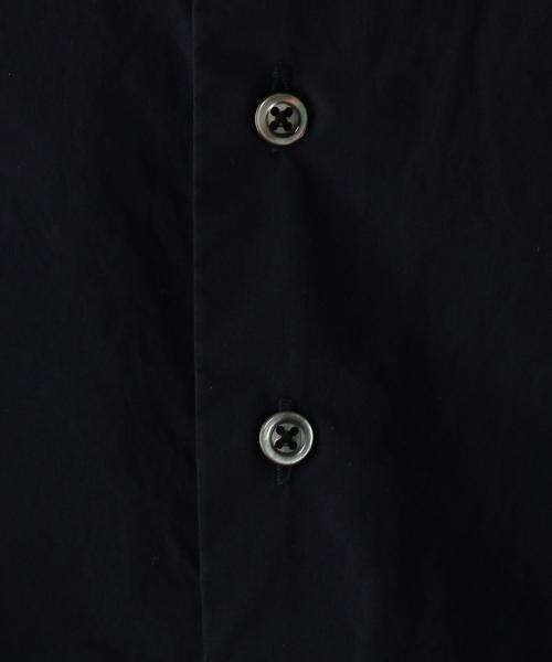 Steven Alan（スティーブンアラン）の「＜Steven Alan＞ SATIN PULLOVER REG SHIRT/ｼｬﾂ（シャツ/ブラウス・メンズ・ネイビー/ライトブルー・SMALL/MEDIUM/LARGE/X-LARGE）」の4枚目の写真