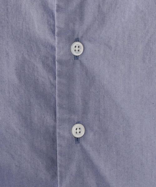 Steven Alan（スティーブンアラン）の「＜Steven Alan＞ SATIN PULLOVER REG SHIRT/ｼｬﾂ（シャツ/ブラウス・メンズ・ネイビー/ライトブルー・SMALL/MEDIUM/LARGE/X-LARGE）」の6枚目の写真