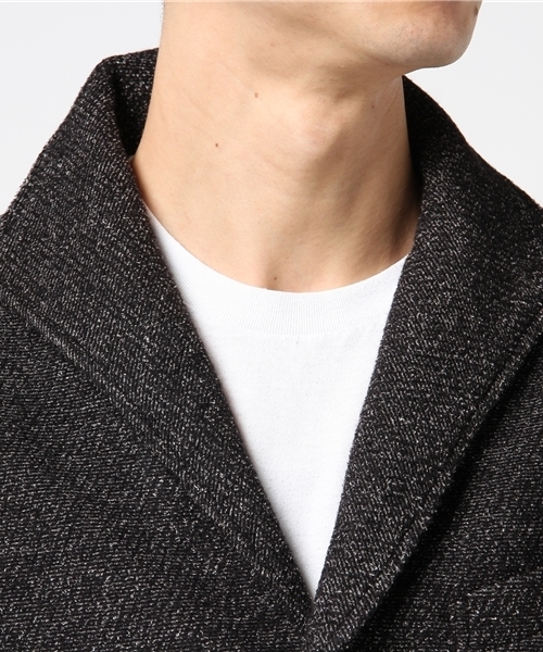 GOSTAR DE FUGA(ゴスタール ジフーガ)の「ウール混 イタリアンスタンドカラー テーラードジャケット(テーラードジャケット・メンズ・ミックスグレー/ネイビー・M/L/XL/XXL)」の13枚目の写真