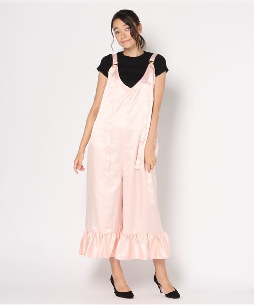 onespo（ワンスポ）の「サテンサロぺ（その他パンツ・レディース・ホワイト/ブラック/ライトピンク・M）」の11枚目の写真