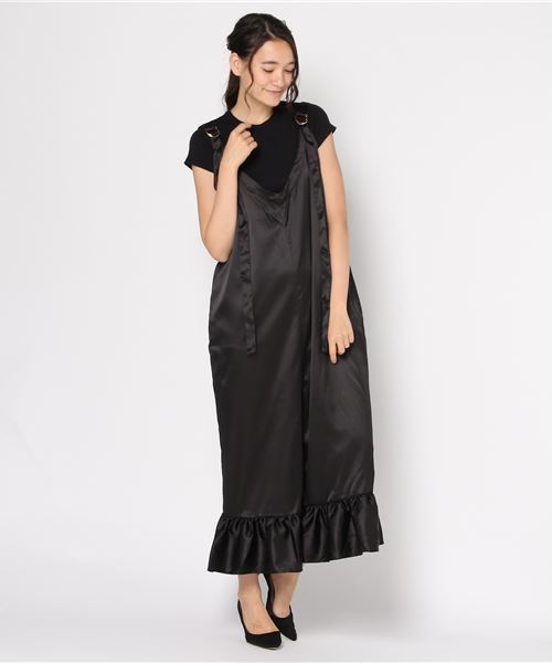 onespo（ワンスポ）の「サテンサロぺ（その他パンツ・レディース・ホワイト/ブラック/ライトピンク・M）」の3枚目の写真