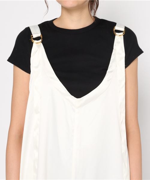 onespo（ワンスポ）の「サテンサロぺ（その他パンツ・レディース・ホワイト/ブラック/ライトピンク・M）」の6枚目の写真