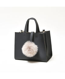 interstaple | 追加生産【WEB別注】ポンポンファーバッグ(トートバッグ)