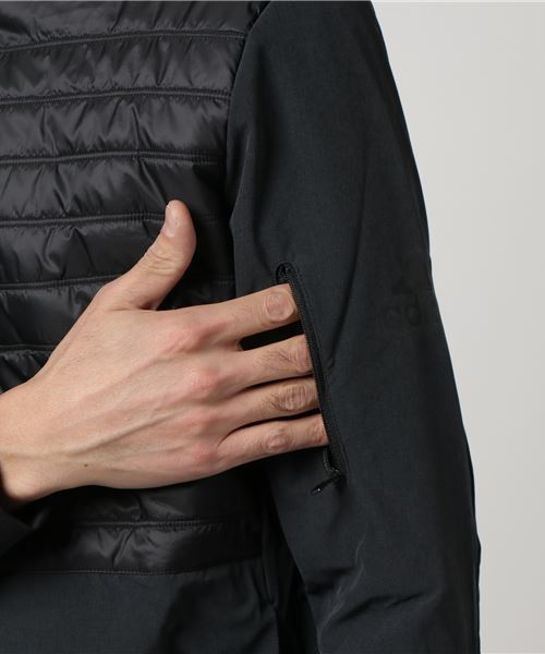 新品 adidas 中綿ジャケット M4T トレーニングシンセティックヒートパデッドジャケット Sサイズ定価10，465円 ブラック adidas（アディダス）の「中綿ジャケット M4T ﾄﾚｰﾆﾝｸﾞｼﾝｾﾃｨｯｸﾋｰﾄﾊﾟ