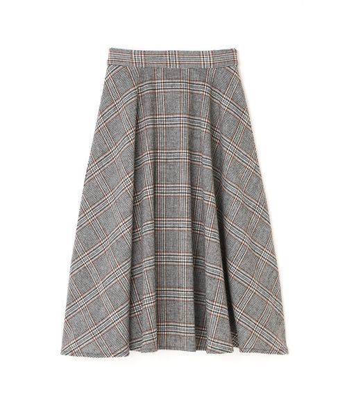 NATURAL BEAUTY BASIC(ナチュラルビューティーベーシック)の「フレアミディチェックスカート(スカート・レディース・ブラック系その他・SMALL/MEDIUM/X-SMALL)」の11枚目の写真