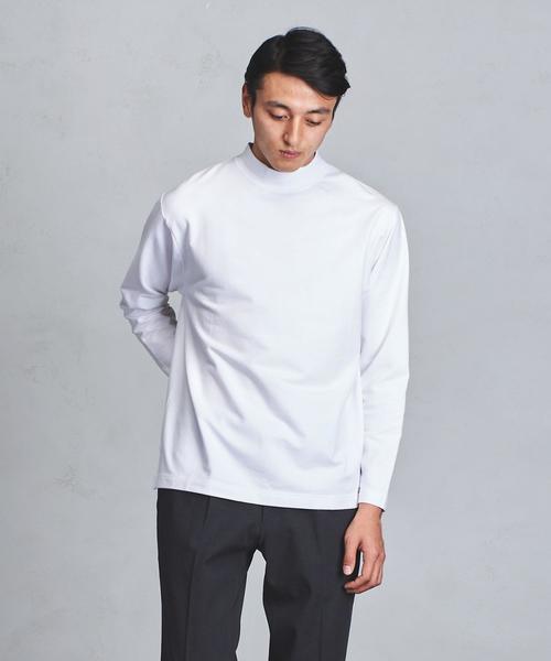 UNITED ARROWS（ユナイテッドアローズ）の「UASB ハイゲージ スウェット モックネック ◆（Tシャツ/カットソー・メンズ・ブラック/ベージュ/ホワイト・SMALL/X-LARGE/LARGE/MEDIUM）」の2枚目の写真