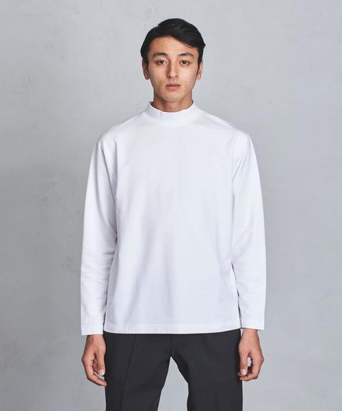 UNITED ARROWS（ユナイテッドアローズ）の「UASB ハイゲージ スウェット モックネック ◆（Tシャツ/カットソー・メンズ・ブラック/ベージュ/ホワイト・SMALL/X-LARGE/LARGE/MEDIUM）」の5枚目の写真