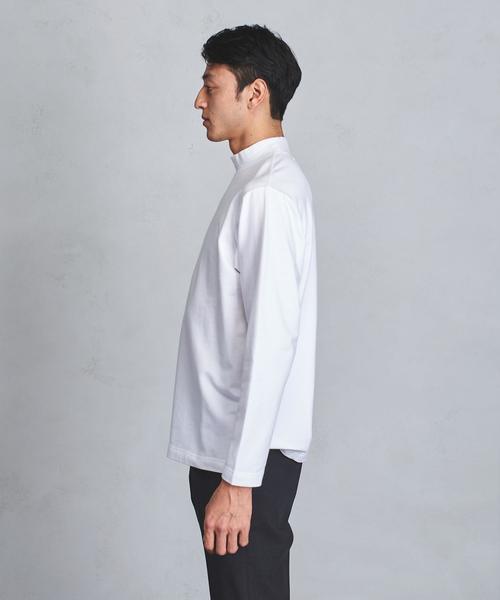 UNITED ARROWS（ユナイテッドアローズ）の「UASB ハイゲージ スウェット モックネック ◆（Tシャツ/カットソー・メンズ・ブラック/ベージュ/ホワイト・SMALL/X-LARGE/LARGE/MEDIUM）」の6枚目の写真