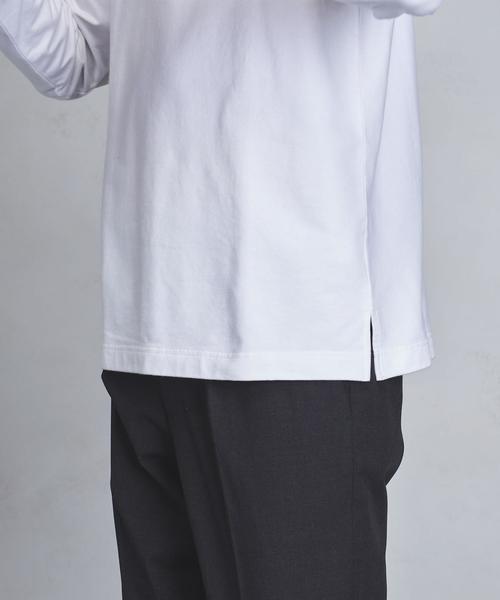 UNITED ARROWS（ユナイテッドアローズ）の「UASB ハイゲージ スウェット モックネック ◆（Tシャツ/カットソー・メンズ・ブラック/ベージュ/ホワイト・SMALL/X-LARGE/LARGE/MEDIUM）」の18枚目の写真