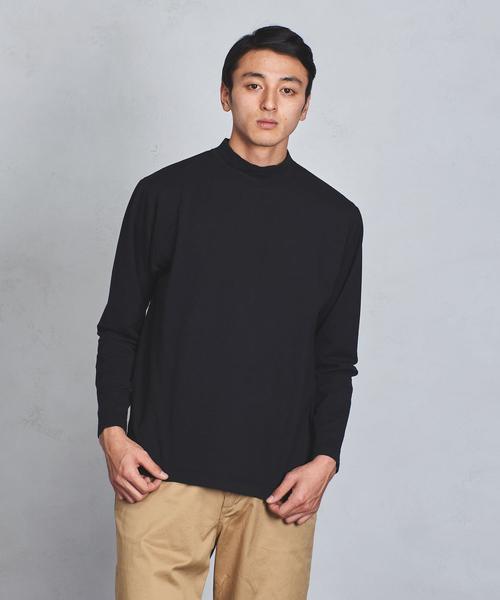 UNITED ARROWS（ユナイテッドアローズ）の「UASB ハイゲージ スウェット モックネック ◆（Tシャツ/カットソー・メンズ・ブラック/ベージュ/ホワイト・SMALL/X-LARGE/LARGE/MEDIUM）」の7枚目の写真