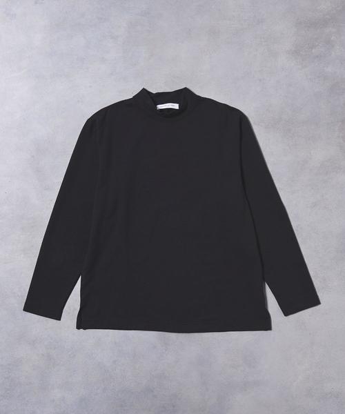 UNITED ARROWS（ユナイテッドアローズ）の「UASB ハイゲージ スウェット モックネック ◆（Tシャツ/カットソー・メンズ・ブラック/ベージュ/ホワイト・SMALL/X-LARGE/LARGE/MEDIUM）」の8枚目の写真