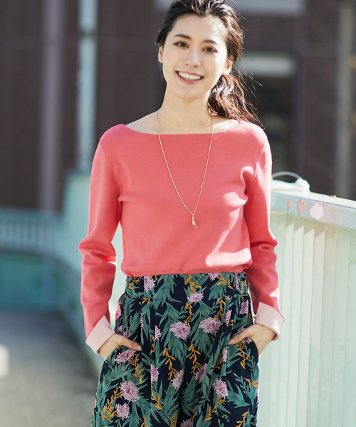 RIVE DROITE（リヴドロワ）の「総針　2WAYニット（ニット/セーター・レディース・オフホワイト/ネイビー/ミント/ピンクベージュ/その他15・FREE）」の18枚目の写真