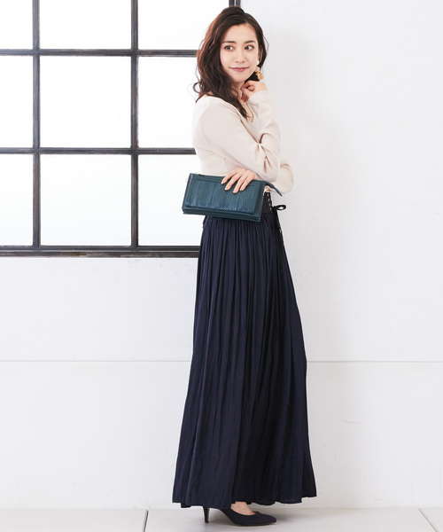 RIVE DROITE（リヴドロワ）の「総針　2WAYニット（ニット/セーター・レディース・オフホワイト/ネイビー/ミント/ピンクベージュ/その他15・FREE）」の9枚目の写真