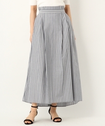 A part by | Cサッカーストライプヘムフレアスカート 786636(スカート)