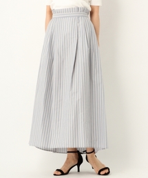 A part by | Cサッカーストライプヘムフレアスカート 786636(スカート)