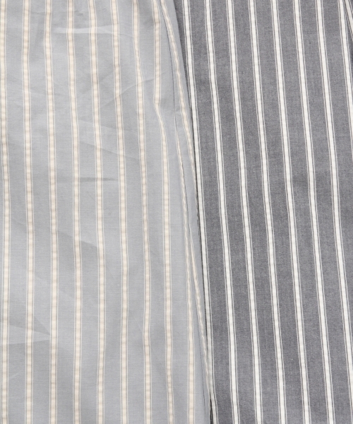 A part by（アパートバイ）の「Cサッカーストライプヘムフレアスカート 786636（スカート・レディース・ネイビー/サックスブルー・LARGE/MEDIUM）」の10枚目の写真