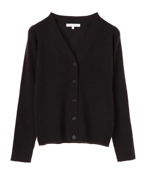 AMERICAN HOLIC（アメリカンホリック）の「・8col.Vネックリブカーディガン（カーディガン/ボレロ・レディース・杢グレー/オフホワイト/ブルー/ベージュ/ネイビー/ピンク/その他25/その他24・M/L）」の14枚目の写真