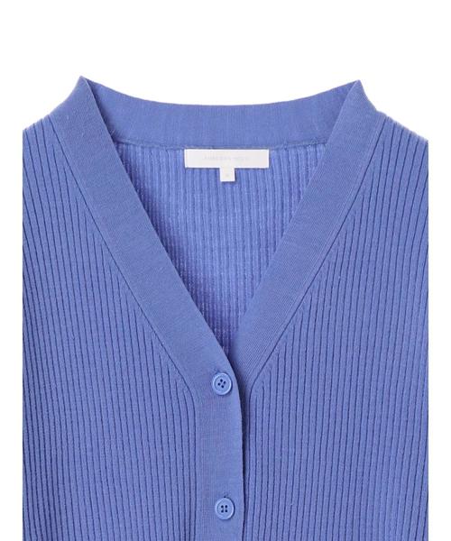 AMERICAN HOLIC（アメリカンホリック）の「・8col.Vネックリブカーディガン（カーディガン/ボレロ・レディース・杢グレー/オフホワイト/ブルー/ベージュ/ネイビー/ピンク/その他25/その他24・M/L）」の21枚目の写真