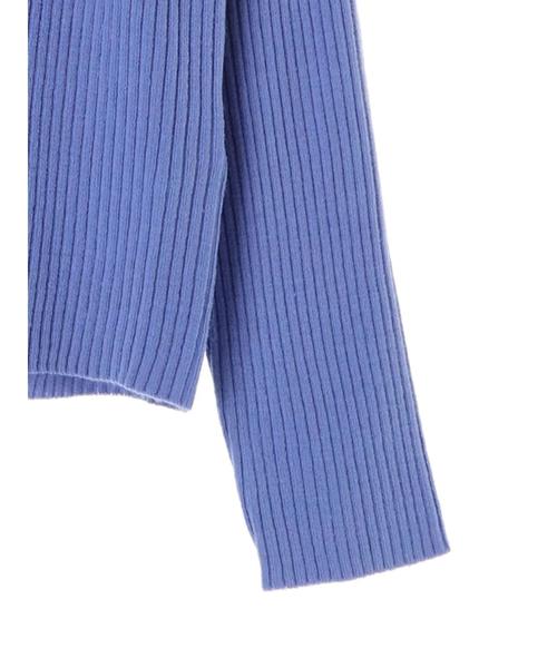 AMERICAN HOLIC（アメリカンホリック）の「・8col.Vネックリブカーディガン（カーディガン/ボレロ・レディース・杢グレー/オフホワイト/ブルー/ベージュ/ネイビー/ピンク/その他25/その他24・M/L）」の22枚目の写真