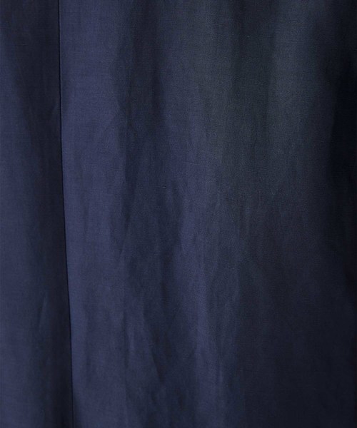 TRUNO by NOISE MAKER(トルノバイノイズメーカー)の「麻混ロングリボンシャツコート(その他トップス・レディース・ブラック/グレイッシュベージュ/ネイビー・FREE)」の17枚目の写真