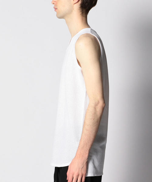 MONKEY TIME(モンキータイム)の「<monkey time> BASKET/MESH LONG TTP/タンクトップ(タンクトップ・メンズ・ブラック/ホワイト・MEDIUM/LARGE)」の8枚目の写真
