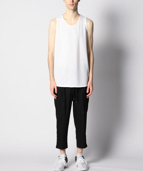 MONKEY TIME(モンキータイム)の「<monkey time> BASKET/MESH LONG TTP/タンクトップ(タンクトップ・メンズ・ブラック/ホワイト・MEDIUM/LARGE)」の7枚目の写真