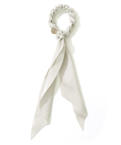 Florist フローリスト の サテン編込みリボンヘアゴム ヘアゴム Wear