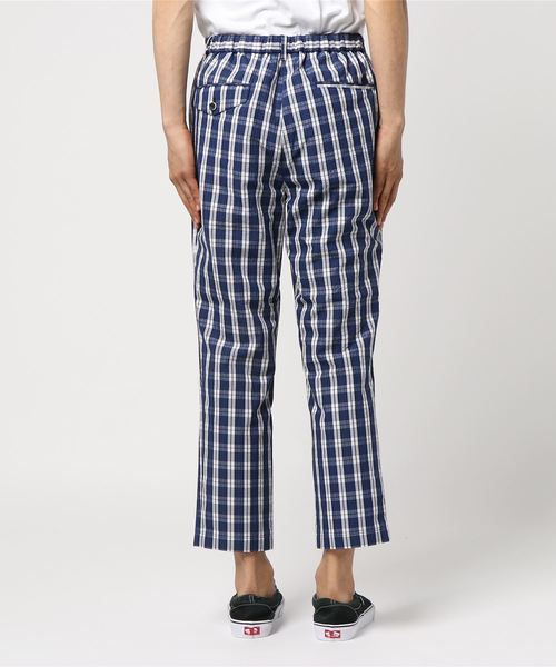 JOINT WORKS(ジョイントワークス)の「サッカーチェック アンクルパンツ(その他パンツ・メンズ・ネイビー/ブルー系その他・MEDIUM/LARGE)」の4枚目の写真
