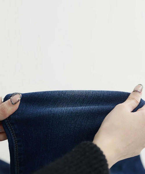 antiqua(アンティカ)の「ストレッチスキニージーンズ(デニムパンツ・レディース・ライトブルー/インディゴブルー/ブルー系その他/ノンウォッシュ/ワンウォッシュ・XS/S/M/L/XL)」の6枚目の写真