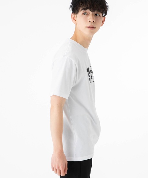 Tシャツ・カットソー New Era LIGHTERA Box Logo T-Shirt White ニューエラ 半袖 Tシャツ ボックスロゴ（Tシャツ/カットソー