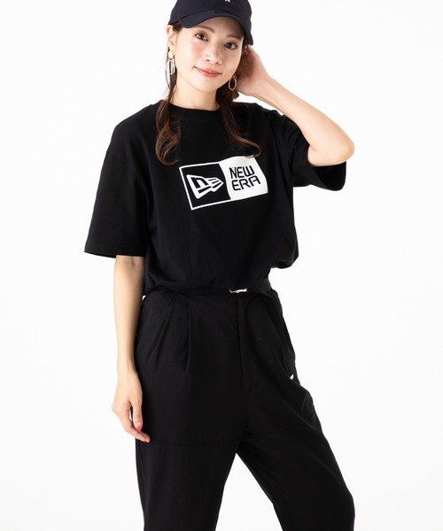 ★関税込★NEW ERA★NEW ERA X STONROK★NEWERA STONROK夏半袖T 半袖 オーバーサイズド パフォーマンス Tシャツ Shadow Logo
