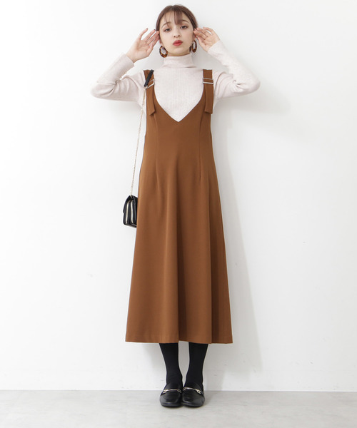 N.（N. Natural Beauty Basic）（エヌエヌナチュラルビューティーベーシック）の「◆パール釦タートルニット（ニット/セーター・レディース・ホワイト/ホワイト系その他/ブラウン/ブルー/ネイビー・MEDIUM）」の21枚目の写真