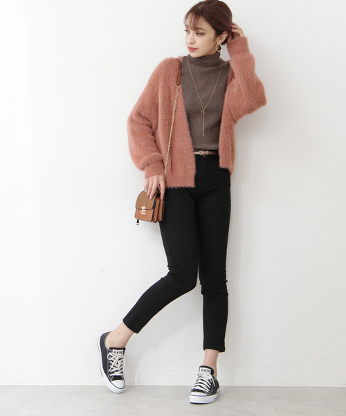 N.（N. Natural Beauty Basic）（エヌエヌナチュラルビューティーベーシック）の「◆パール釦タートルニット（ニット/セーター・レディース・ホワイト/ホワイト系その他/ブラウン/ブルー/ネイビー・MEDIUM）」の22枚目の写真