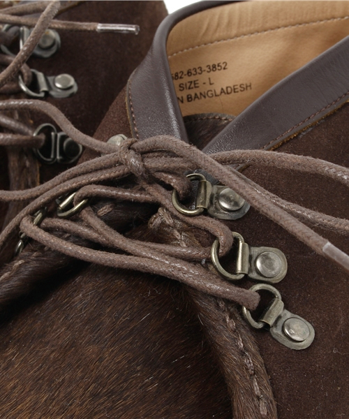 coen（コーエン）の「ハラコスエードモカシンシューズ（モカシン/デッキシューズ・メンズ・ブラック/ブラウン・SMALL/MEDIUM/LARGE/X-LARGE）」の17枚目の写真