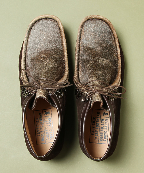 coen（コーエン）の「ハラコスエードモカシンシューズ（モカシン/デッキシューズ・メンズ・ブラック/ブラウン・SMALL/MEDIUM/LARGE/X-LARGE）」の7枚目の写真