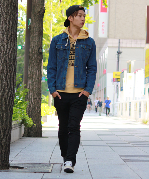 WEGO（ウィゴー）の「WEGO/デニムGジャン（デニムジャケット・メンズ・ダークインディゴブルー/ライトインディゴブルー・MEDIUM/LARGE）」の11枚目の写真