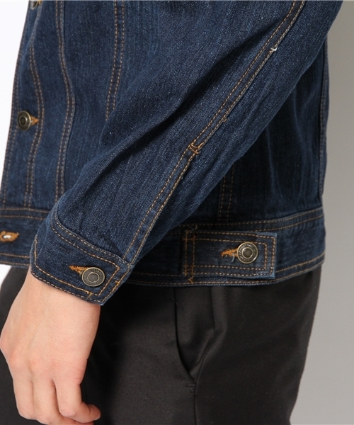 WEGO（ウィゴー）の「WEGO/デニムGジャン（デニムジャケット・メンズ・ダークインディゴブルー/ライトインディゴブルー・MEDIUM/LARGE）」の8枚目の写真